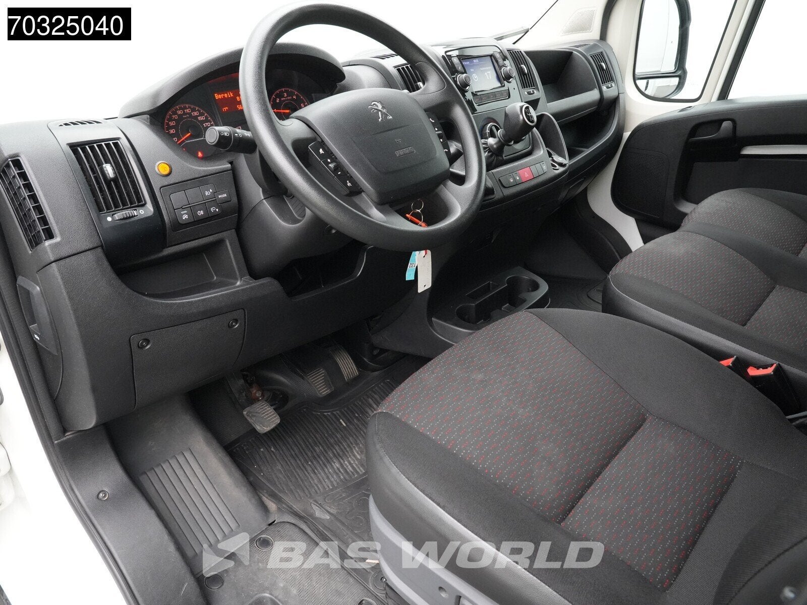 Peugeot Boxer 140PK D'Hollandia Laadklep Bakwagen Airco Euro, 2522 kg, Stof, Gebruikt, 4 cilinders