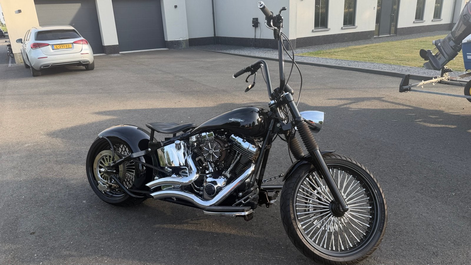 Unieke Harley-Davidson Chopper - Custom Build, 2 cilinders, Chopper, Gebruikt, Particulier
