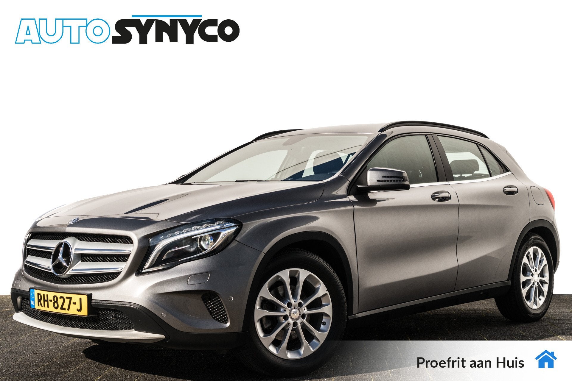 Mercedes-Benz GLA 200 Ambition Automaat | Trekhaak | Stoelve, Auto's, Gebruikt, Leder en Stof, Bedrijf, 1335 kg