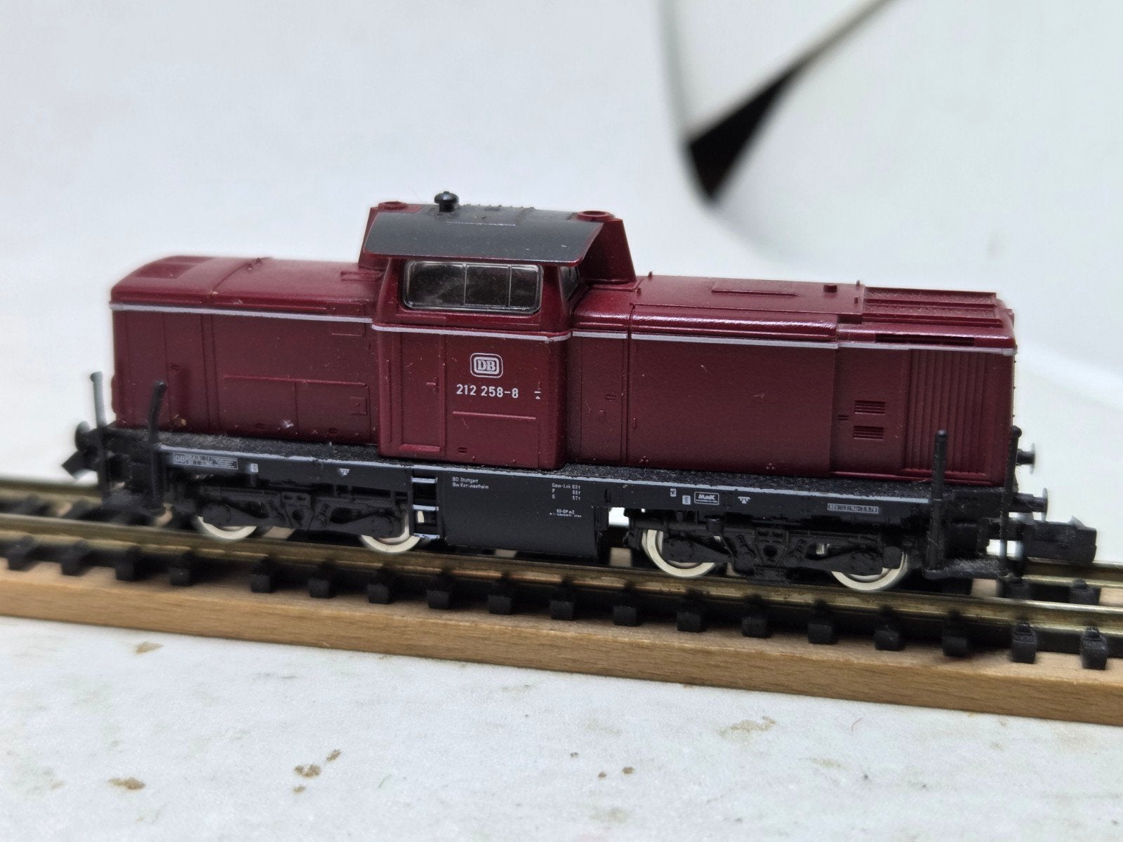 Fleischmann Piccolo 7230 BR 212 DB Locomotief N-spoor, Fleischmann, Ophalen of Verzenden, Zo goed als nieuw, Analoog