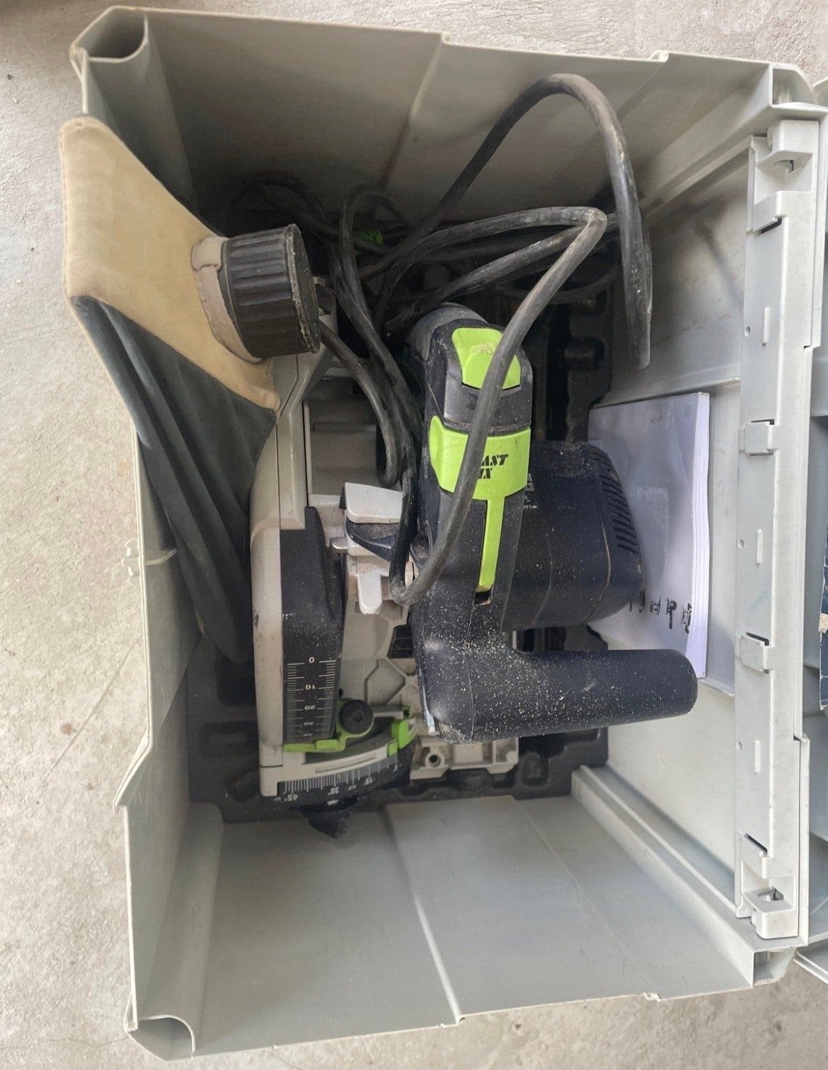 Festool TS 55 REBQ-Plus invalzaag (2020) zonder geleider, Doe-het-zelf en Verbouw, Gebruikt, Invalzaag, Ophalen of Verzenden, 30 tot 70 mm