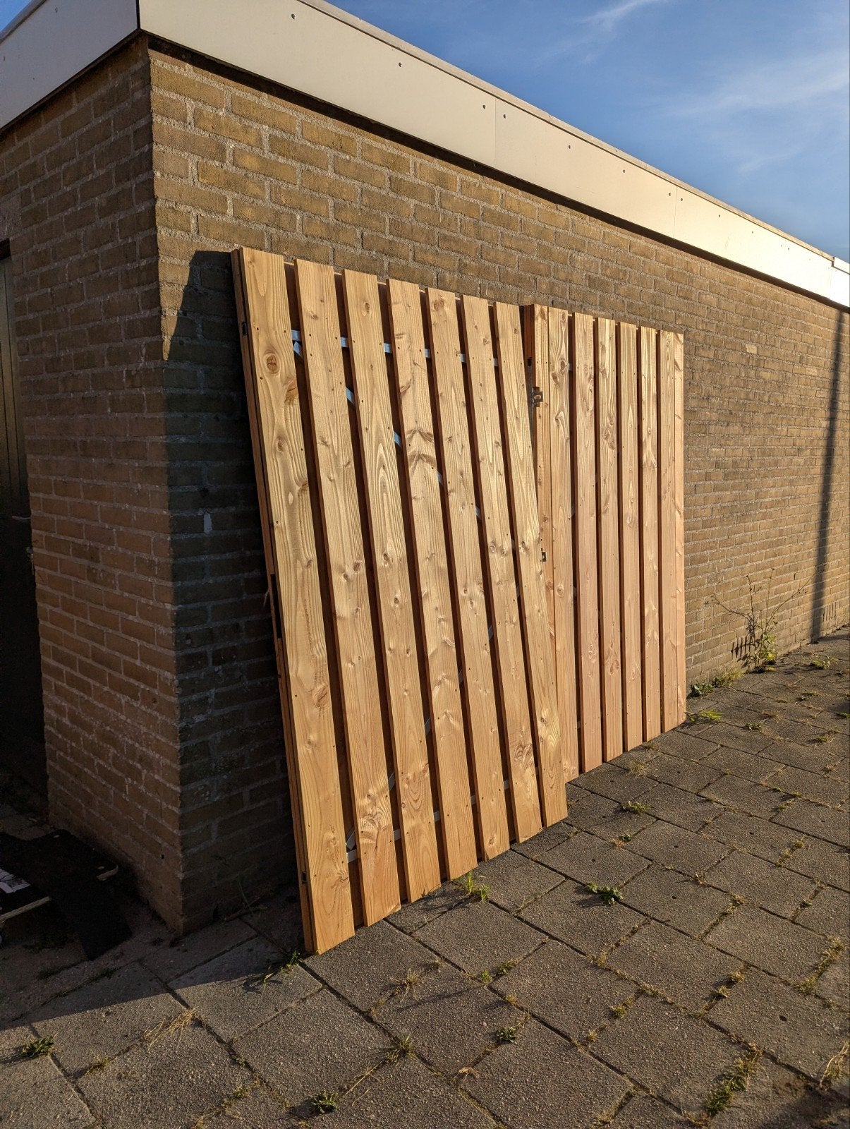 2x Nieuwe Douglas Schuttingdeuren (Hout) - Ongebruikt, Tuin en Terras, Schuttingen, Ophalen, 1 tot 2 meter, Minder dan 3 meter