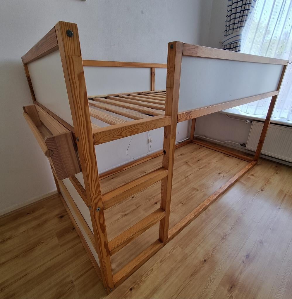 Ikea Kura bed - halfhoogslaper, Ophalen, Gebruikt, 90 cm, Eenpersoons