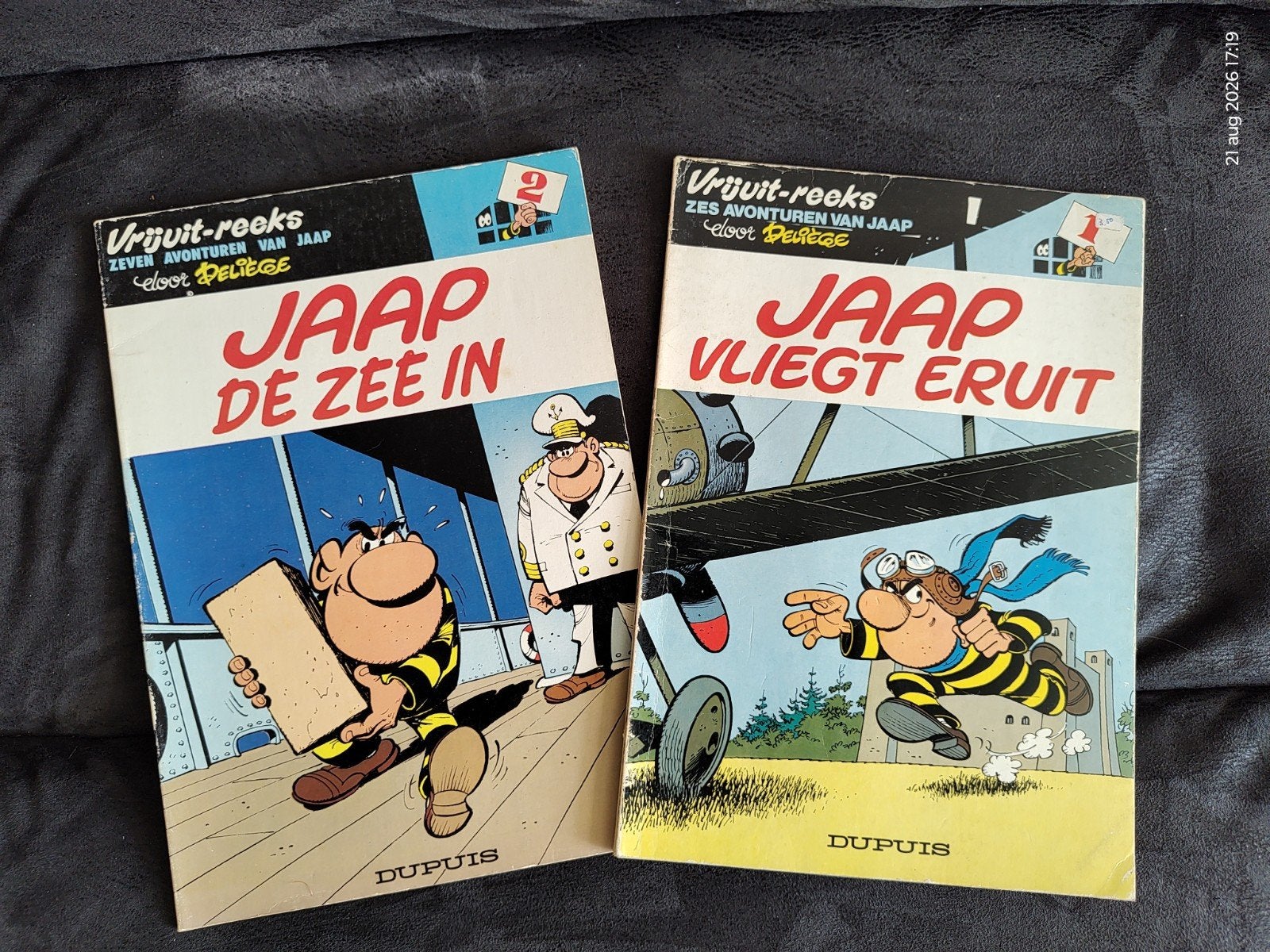 Jaap stripboeken: Jaap de Zee in & Jaap Vliegt Eruit, Meerdere stripboeken, Ophalen of Verzenden, Gelezen