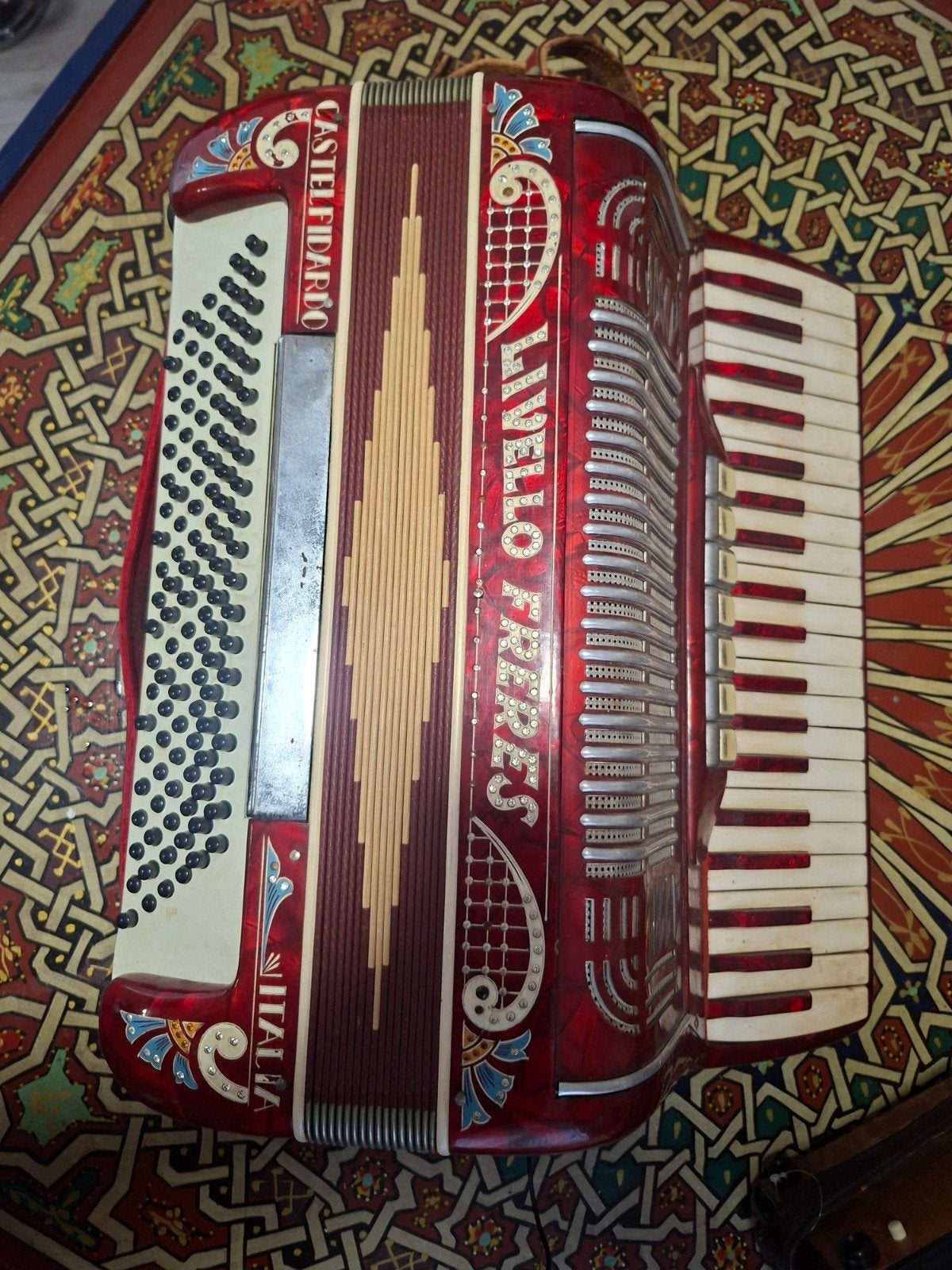 Prachtige Livello Freres Accordeon - Castelfidardo, Italië, Gebruikt, Overige formaten, Toetsaccordeon, Ophalen