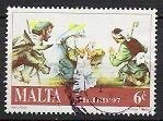 Malta Michel 1024, Ophalen of Verzenden, Malta, Gestempeld