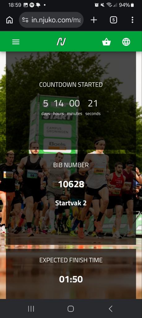 Groningen Halve Marathon 31 mei, Eén persoon