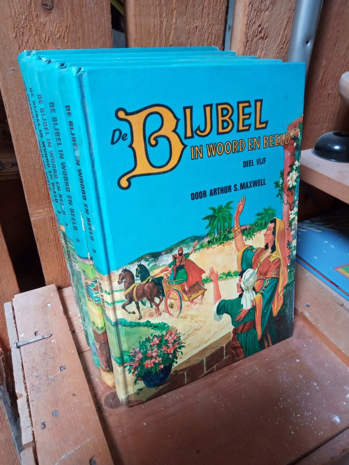 De Bijbel in woord en beeld deel 1 t/m 5, Ophalen of Verzenden, Gelezen, Arthur S. Maxwell
