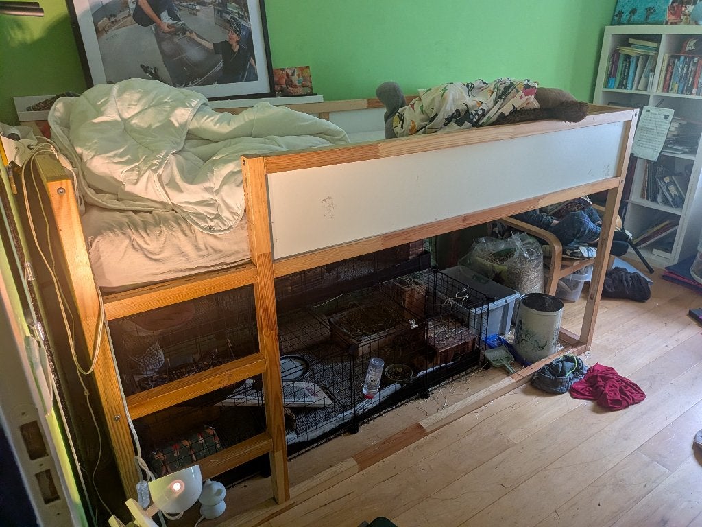 Kura omdraai-kinderbed gratis af te halen, Ophalen, 85 tot 100 cm, Gebruikt, Lattenbodem