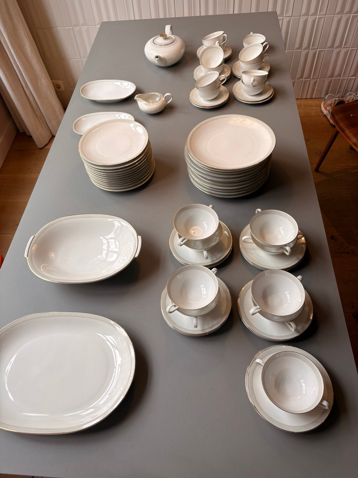H&C Selb Bavaria servies 8 delig met extras, Huis en Inrichting, Keuken | Servies, Ophalen, Overige merken, Klassiek, Zo goed als nieuw