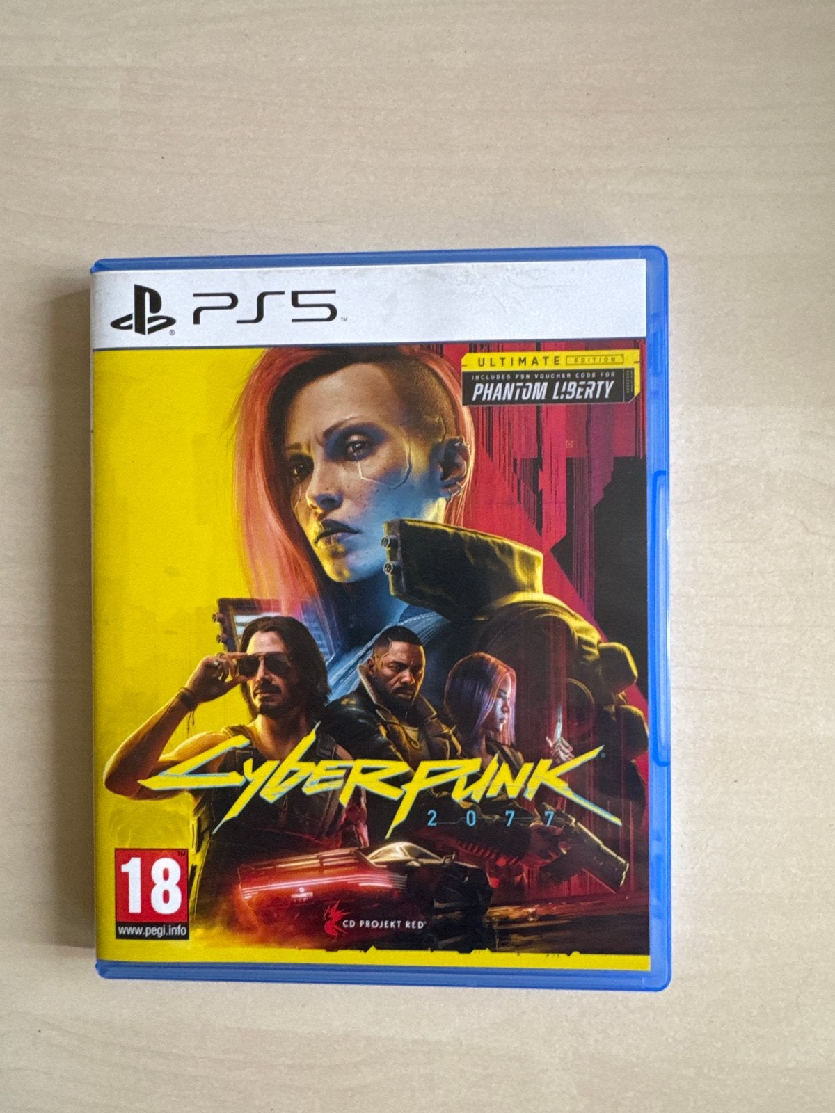 Cyberpunk 2077 Ultimate Edition PS5 (incl. Phantom Liberty), Vanaf 18 jaar, 1 speler, Ophalen of Verzenden, Zo goed als nieuw