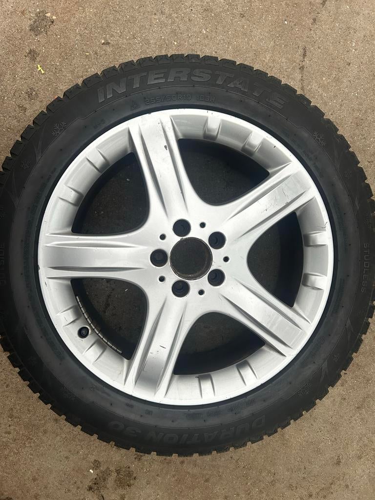 Mercedes R-klasse velgen, ook voor ML modellen 19”  7-8mm, Auto-onderdelen, Banden en Velgen, Gebruikt, 255 mm, Banden en Velgen