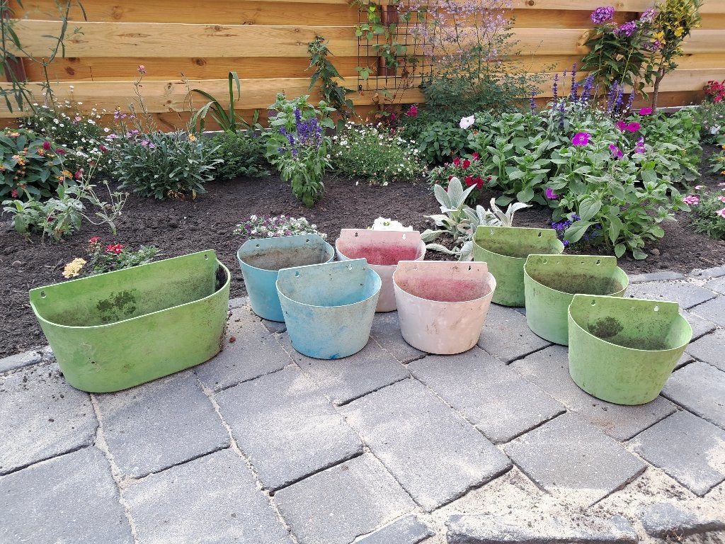 plantenbakken van Elho grote kleurige set, Kunststof, Gebruikt, Minder dan 30 cm, Minder dan 60 cm