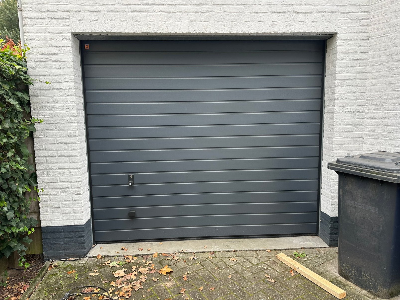 Hormann sectionaaldeur incl elektrische aandrijving., Ophalen, Gebruikt, Overige kleuren, 200 cm of meer