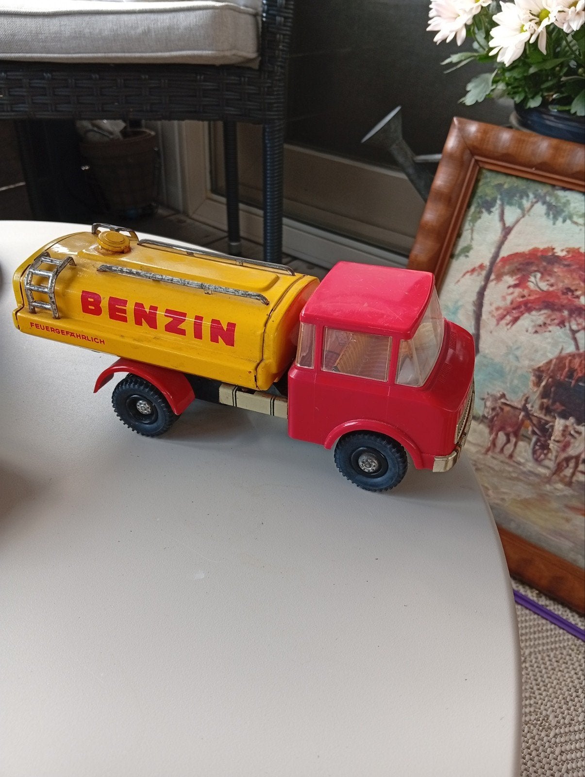 Vintage speelgoedauto's en vrachtwagens (6 stuks), Ophalen of Verzenden, Gebruikt