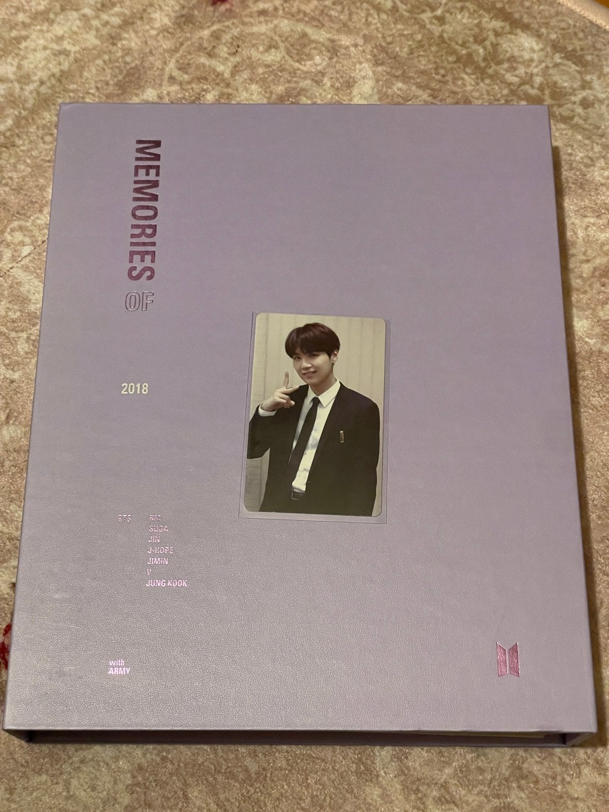 BTS memories of 2018 dvd met yoongi pc, Ophalen of Verzenden, Zo goed als nieuw, Mode algemeen