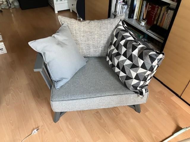 Gervasoni  poltrona armchair, Ophalen, Gebruikt, Minder dan 75 cm, Stof