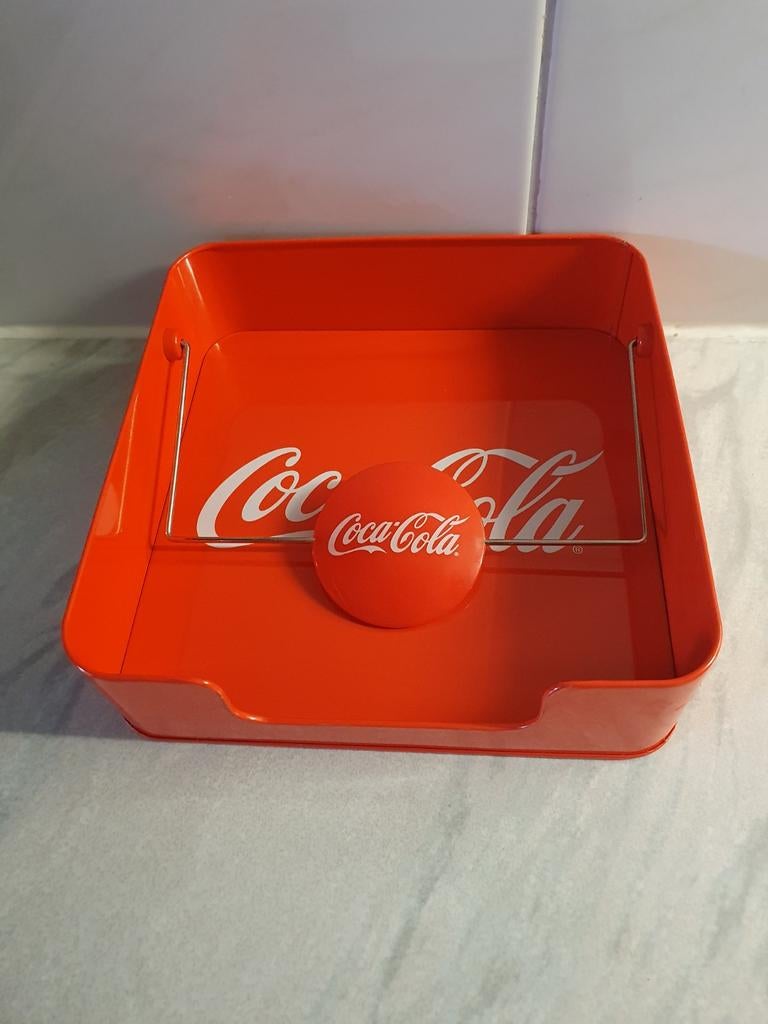 Coca-cola vintage servethouder 18x18x5,5 cm, Verzamelen, Ophalen of Verzenden, Zo goed als nieuw, Gebruiksvoorwerp