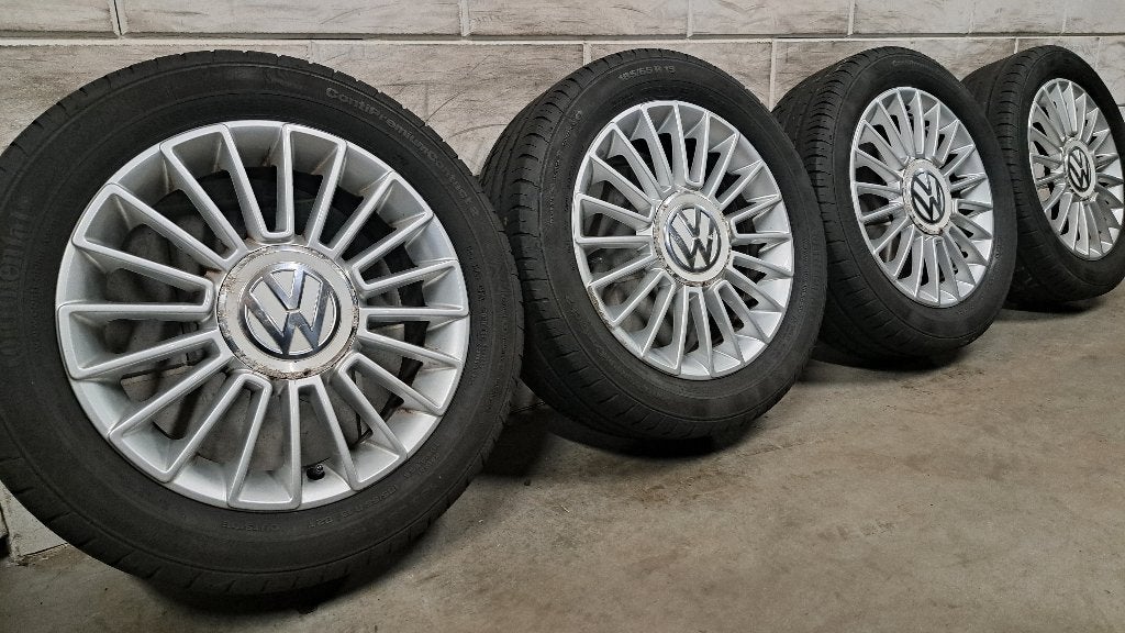 Lichtmetalen velgen VW Up Seat Mii Skoda Citigo 185/55/15, Auto-onderdelen, Banden en Velgen, Gebruikt, 15 inch, Banden en Velgen