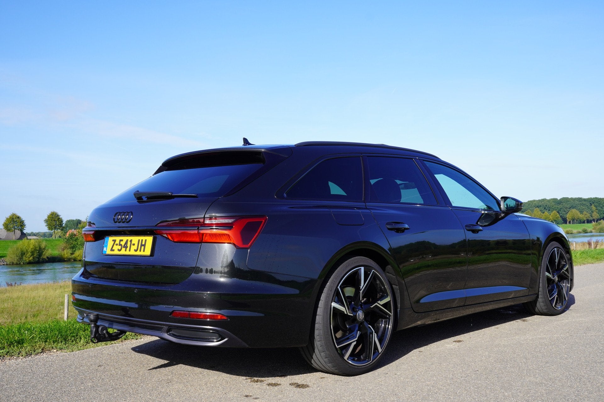 Audi A6 Avant 45 TDI quattro Sport Pro Line S / BTW / Panora, Auto's, Automaat, Gebruikt, Zwart, Leder