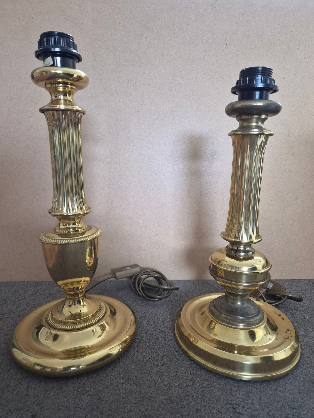 Set van 2 lampenvoeten - Klassiek design, Ophalen of Verzenden