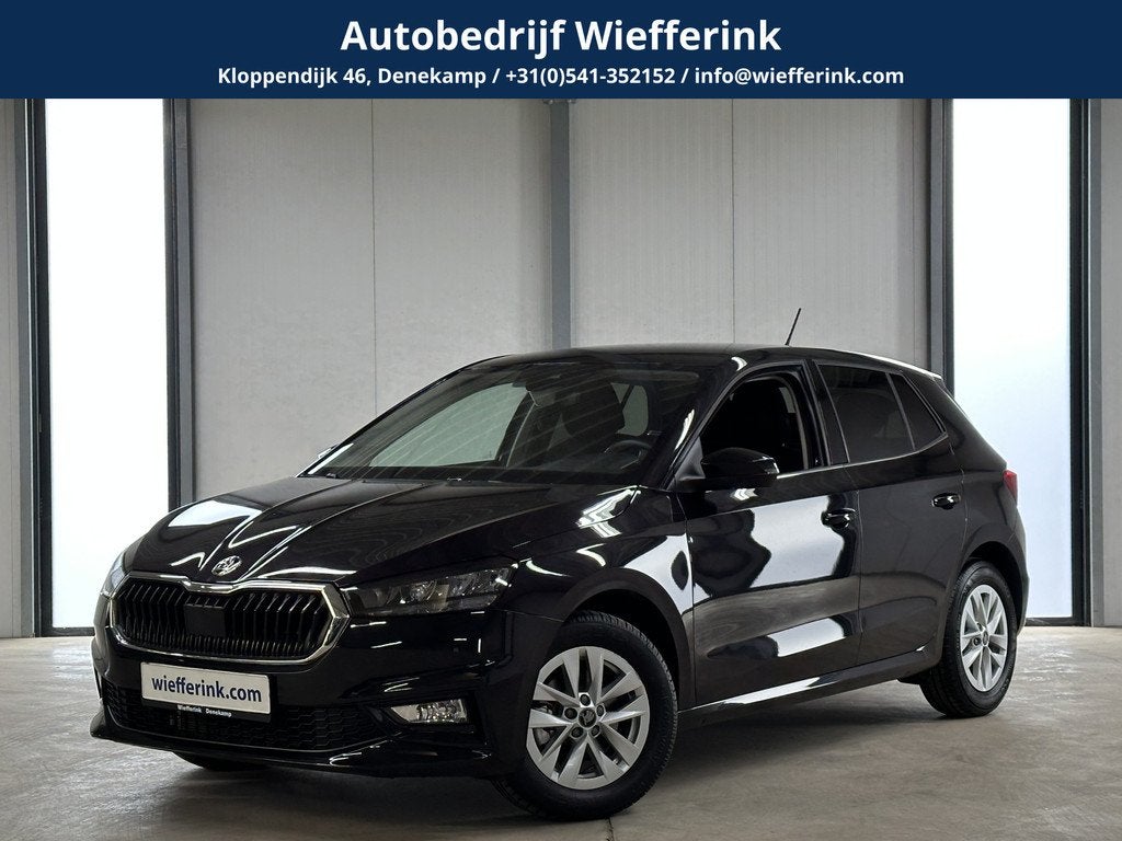 Skoda Fabia 1.0 TSI Business 115 pk DSG | Climate | Stoel ve, 12 maanden, Stof, Gebruikt, Zwart