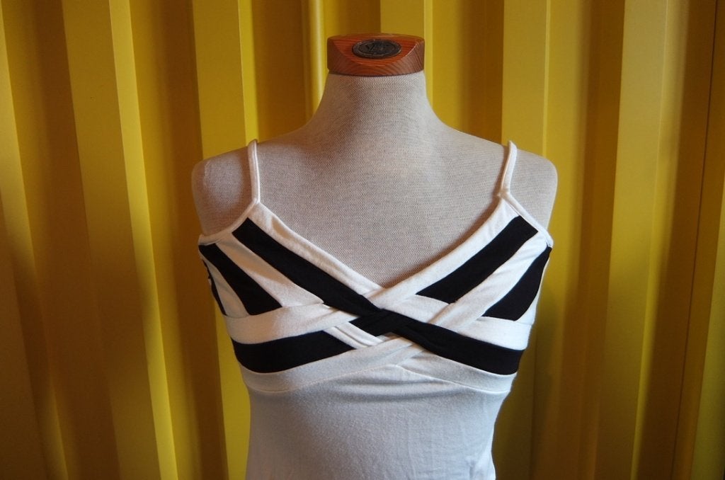 Jane Norman top zwart / wit maat 34 / 36, Wit, Jane Norman, Ophalen of Verzenden, Zo goed als nieuw