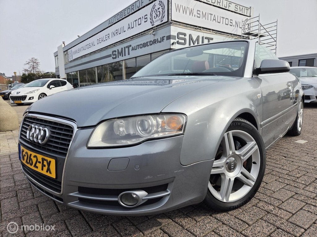 Audi A4 Cabriolet 3.2 FSI Pro Line Exclusive AUT Leder, Auto's, Audi, Cabriolet, A4, 2 stoelen, 6 cilinders