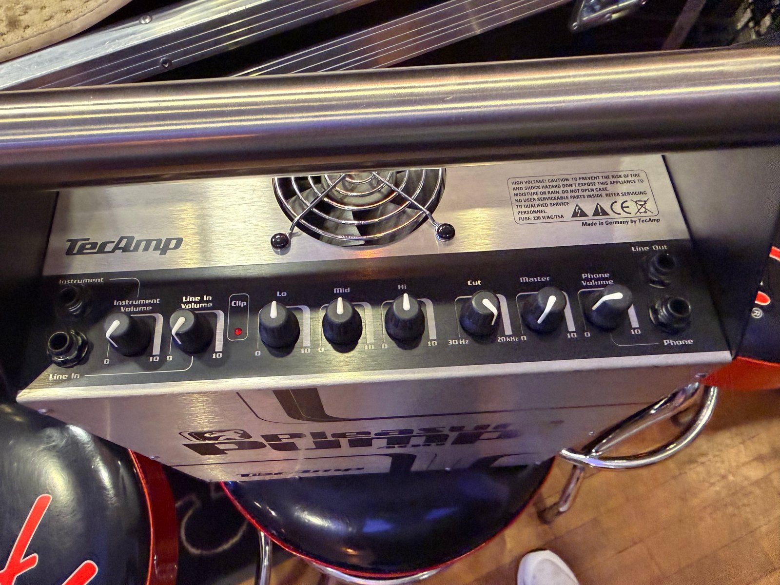 TecAmp Pleasure Pump 400 Basgitaarversterker, Muziek en Instrumenten, Ophalen, Zo goed als nieuw, Basgitaar, 100 watt of meer