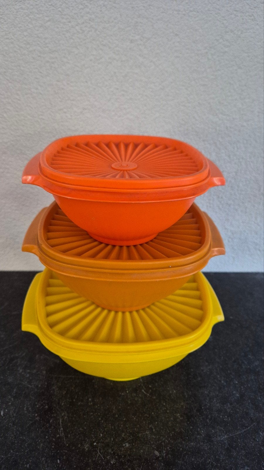 Tupperware Grote Bakken met Deksel - Set van 3, Ophalen, Gebruikt, Overige kleuren, Bewaardoos