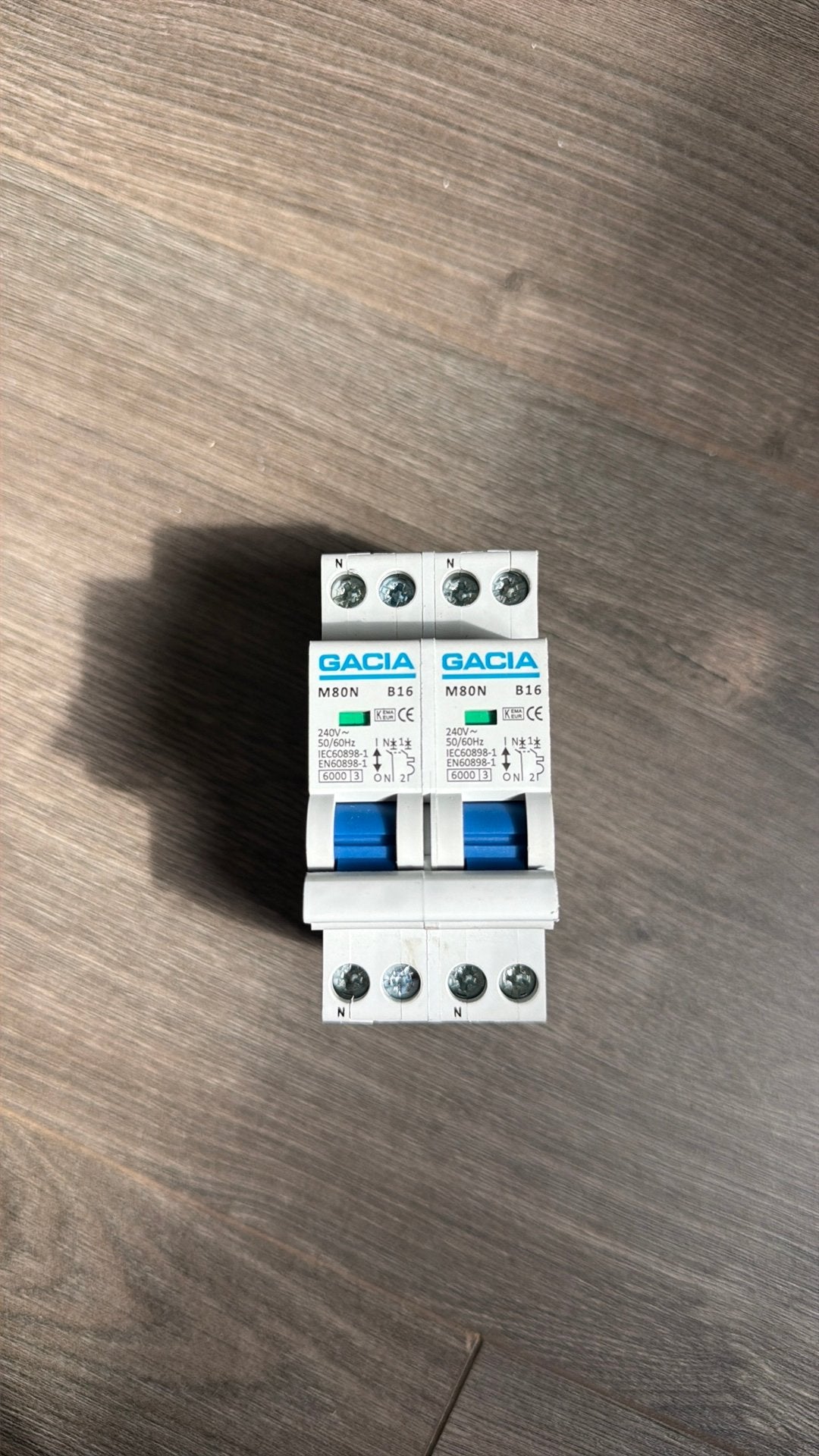 Installatieautomaat Kookgroep 2x 1 polig + nul 16A B, Ophalen of Verzenden, Nieuw, Overige merken, Installatieautomaat