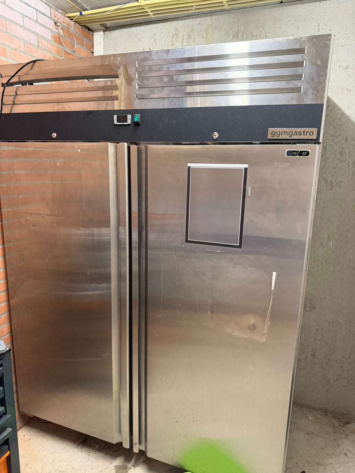 Horeca dubbel deurs vrieskast vriezer, Ophalen, Gebruikt, 200 liter of meer, 60 cm of meer