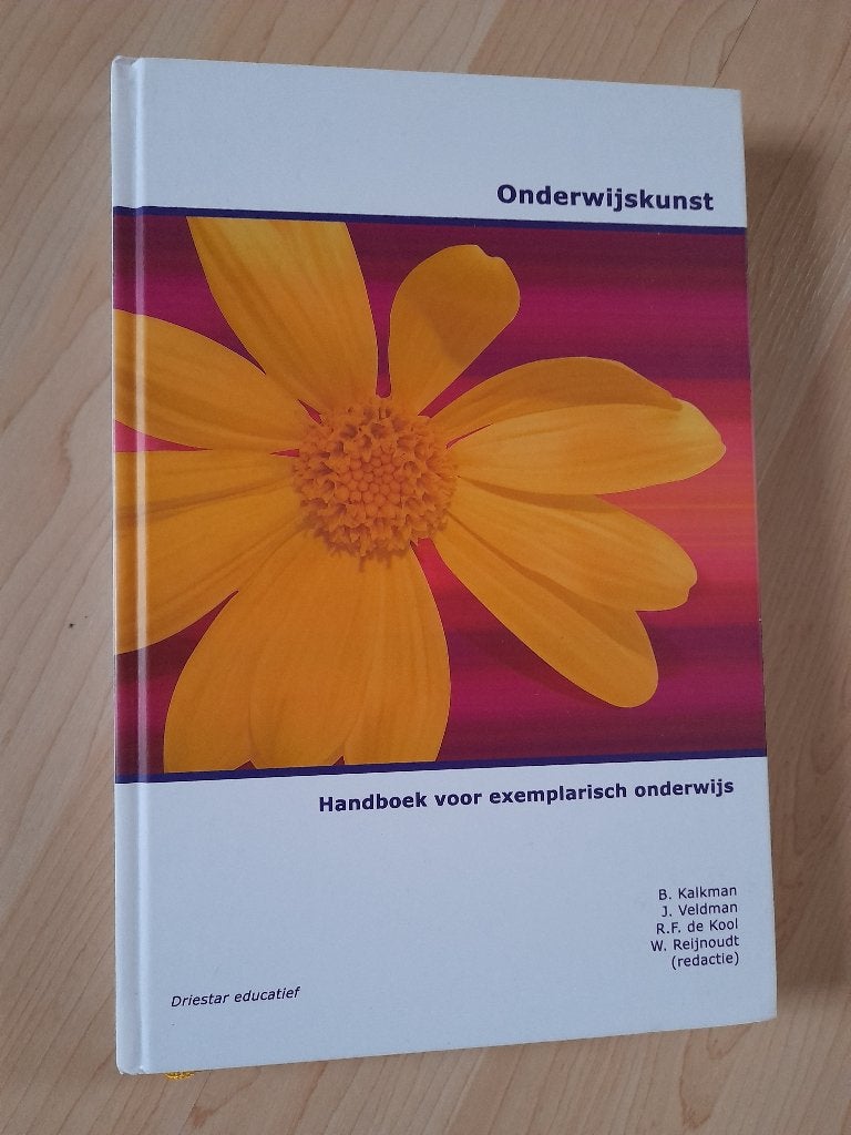 ONDERWIJSKUNST   HANDBOEK VOOR EXEMPLARISCH ONDERWIJS, Boeken, Ophalen of Verzenden, Zo goed als nieuw