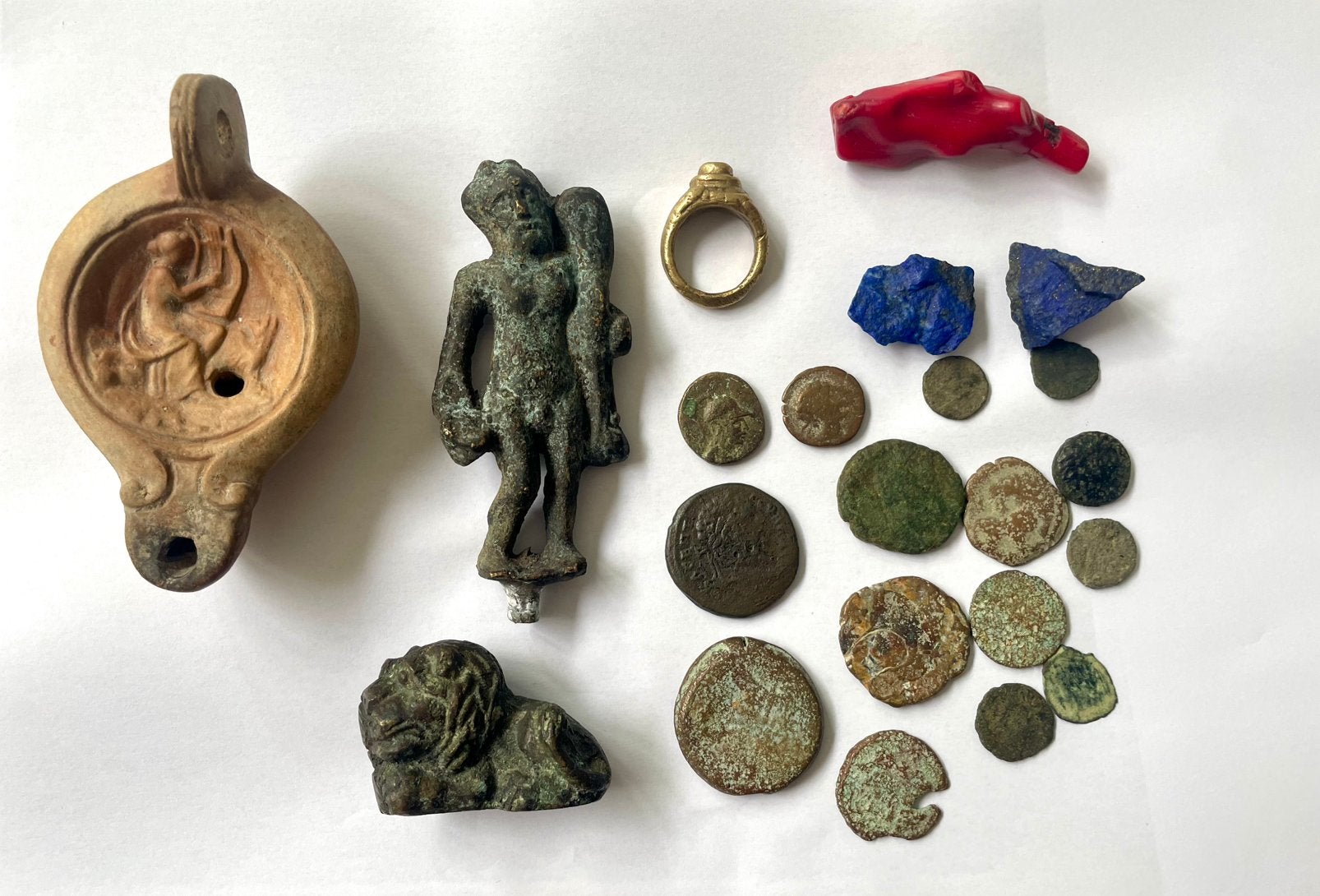 Bodemvondst-Schatten uit de Romeinse tijd., Ophalen of Verzenden