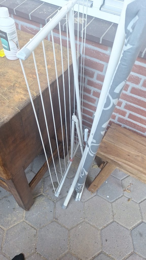 Droogrek/wasrek, Tuin en Terras, Droogmolens en Wasrekken, Ophalen, Gebruikt, Wasrek