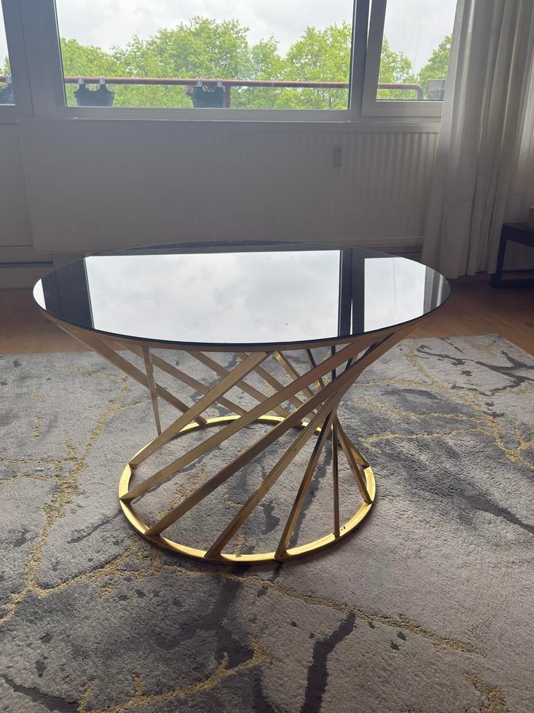 Salontafel, Huis en Inrichting, Tafels | Salontafels, Ophalen, 50 tot 100 cm, Zo goed als nieuw, Minder dan 50 cm