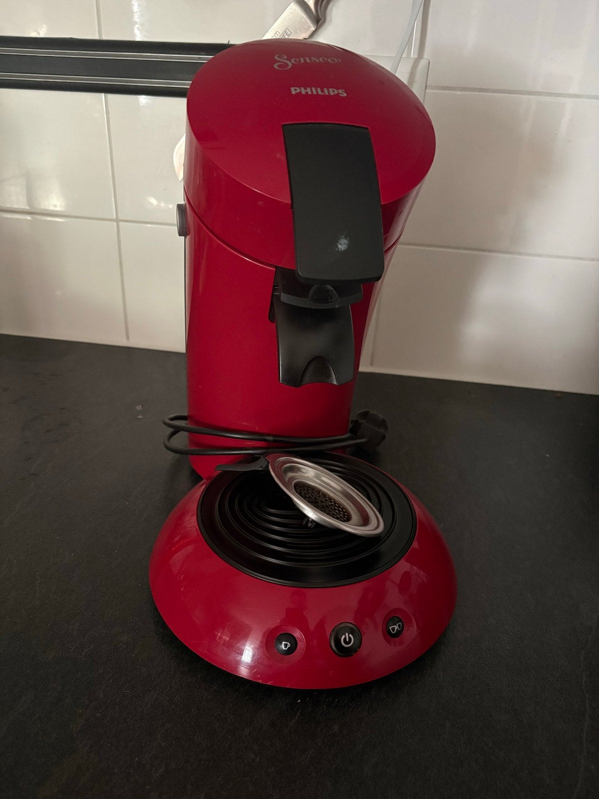 Philips Senseo Original HD6554/80 - Rood, Witgoed en Apparatuur, Ophalen, Koffiepads en cups, Koffiemachine, Zo goed als nieuw
