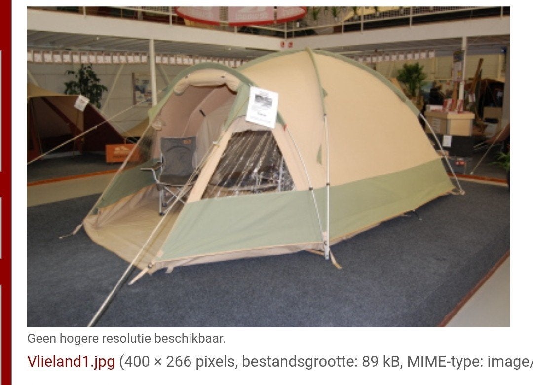 Vlieland 2 HF11 De Waard tent, Ophalen of Verzenden, Gebruikt