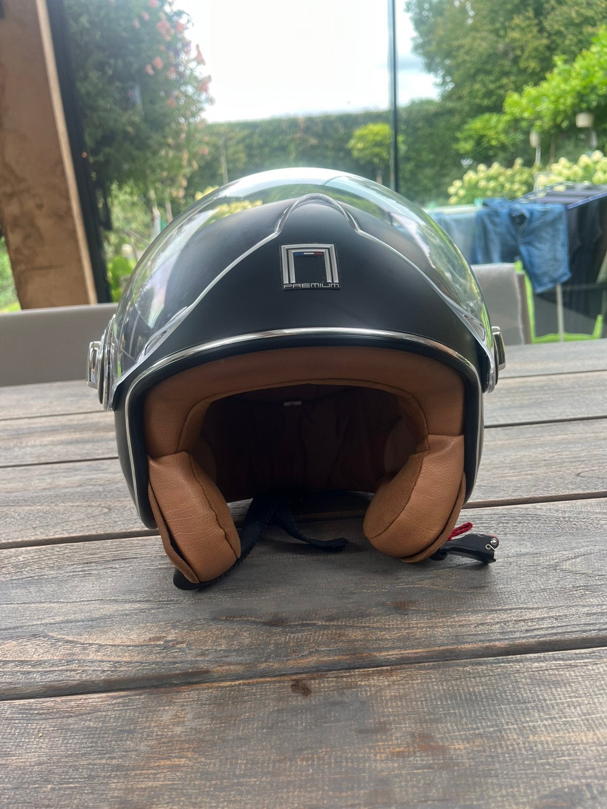 Scooter helm dames, Fietsen en Brommers, Brommerhelmen, Ophalen, Gebruikt, Small