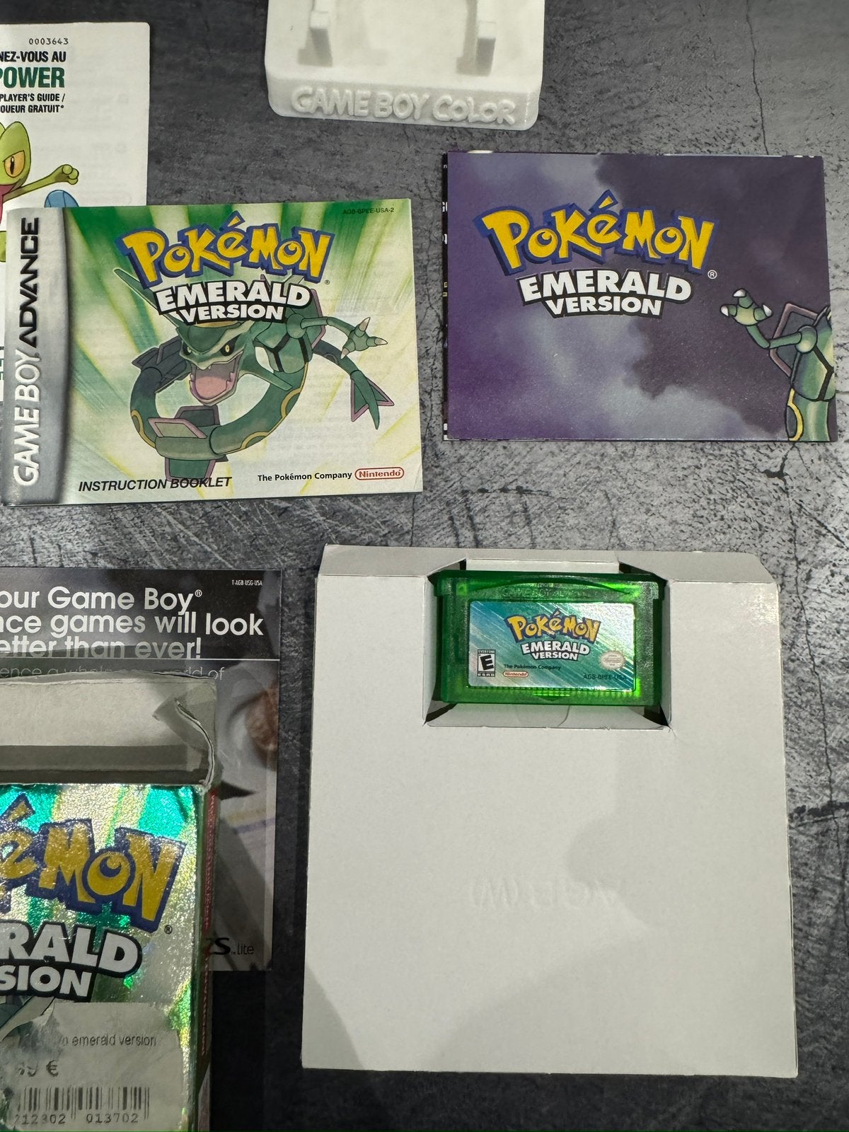 Pokemon Emerald CIB USA versie, Spelcomputers en Games, Verzenden, 1 speler, Zo goed als nieuw, Role Playing Game (Rpg)
