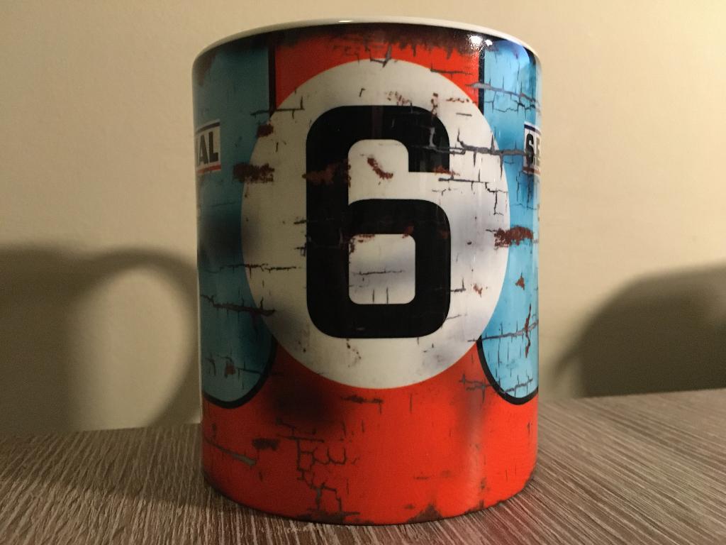 ✅ Gulf Ford GT40 mok Vintage olie F1 Autosport NIEUW, Ophalen of Verzenden, Nieuw, Auto's