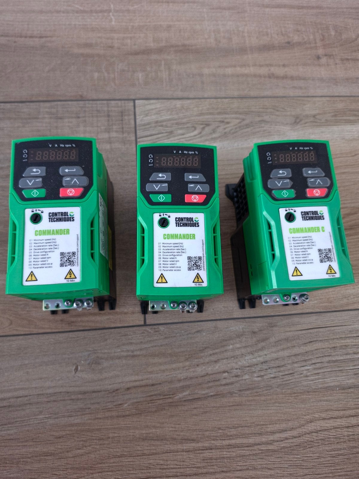 3x Control Techniques Commander frequentieregelaar 0.37kW, Gebruikt, ., Control Techniques, Ophalen of Verzenden