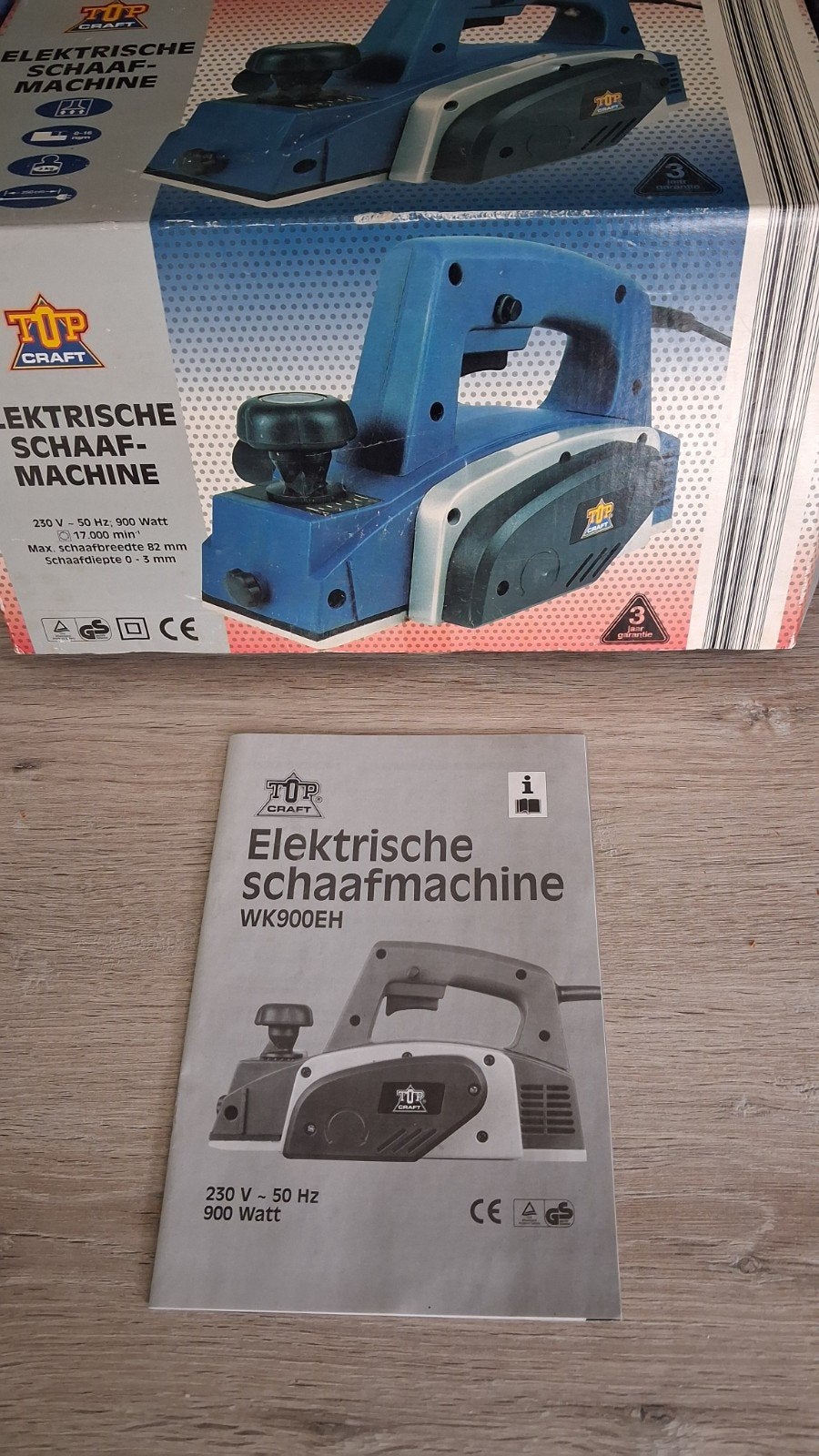 Top Craft Elektrische Schaafmachine WK900EH, Doe-het-zelf en Verbouw, Ophalen, Gebruikt, Elektrisch