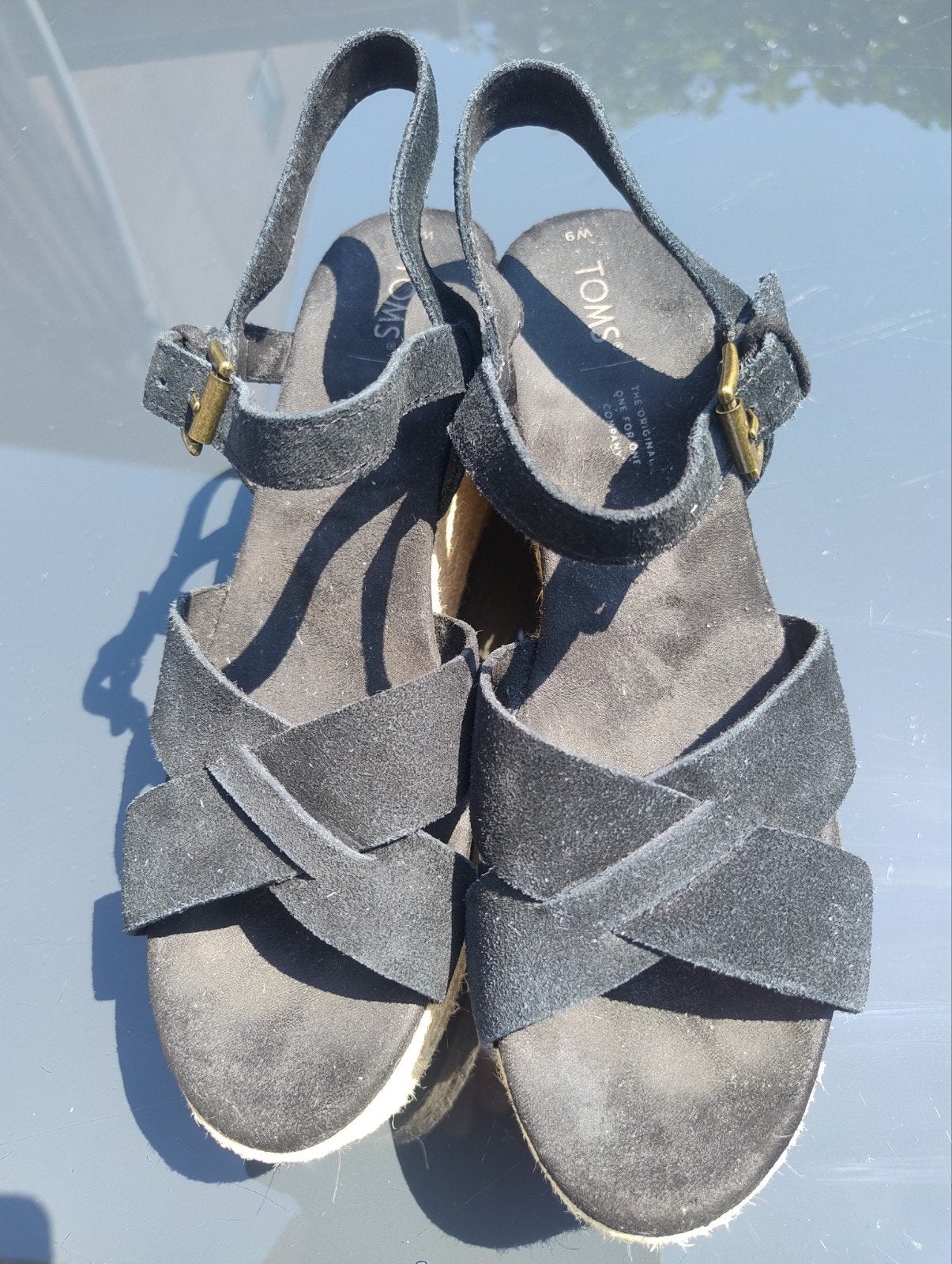 Tom s elegante schoen met hak, maat 40, Ophalen of Verzenden, Zo goed als nieuw, Sandalen of Muiltjes