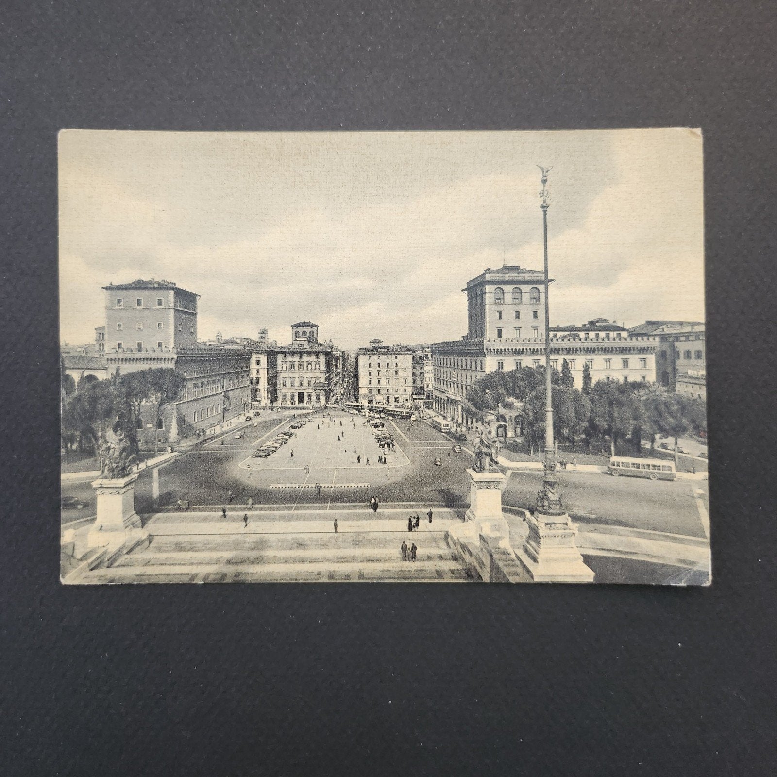 Oude Ansichtkaart: Piazza Venezia, Rome (Gelopen), Verzenden