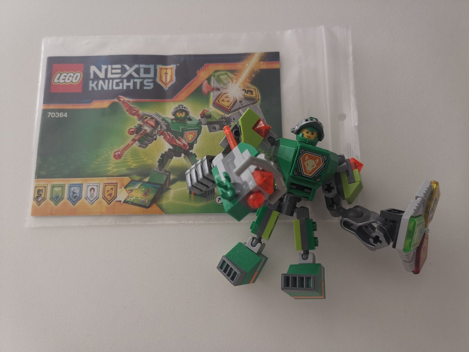 Lego Nexo Knights 70364 Battle Suit Aaron, Lego, Inclusief instructies, Ophalen of Verzenden, Zo goed als nieuw