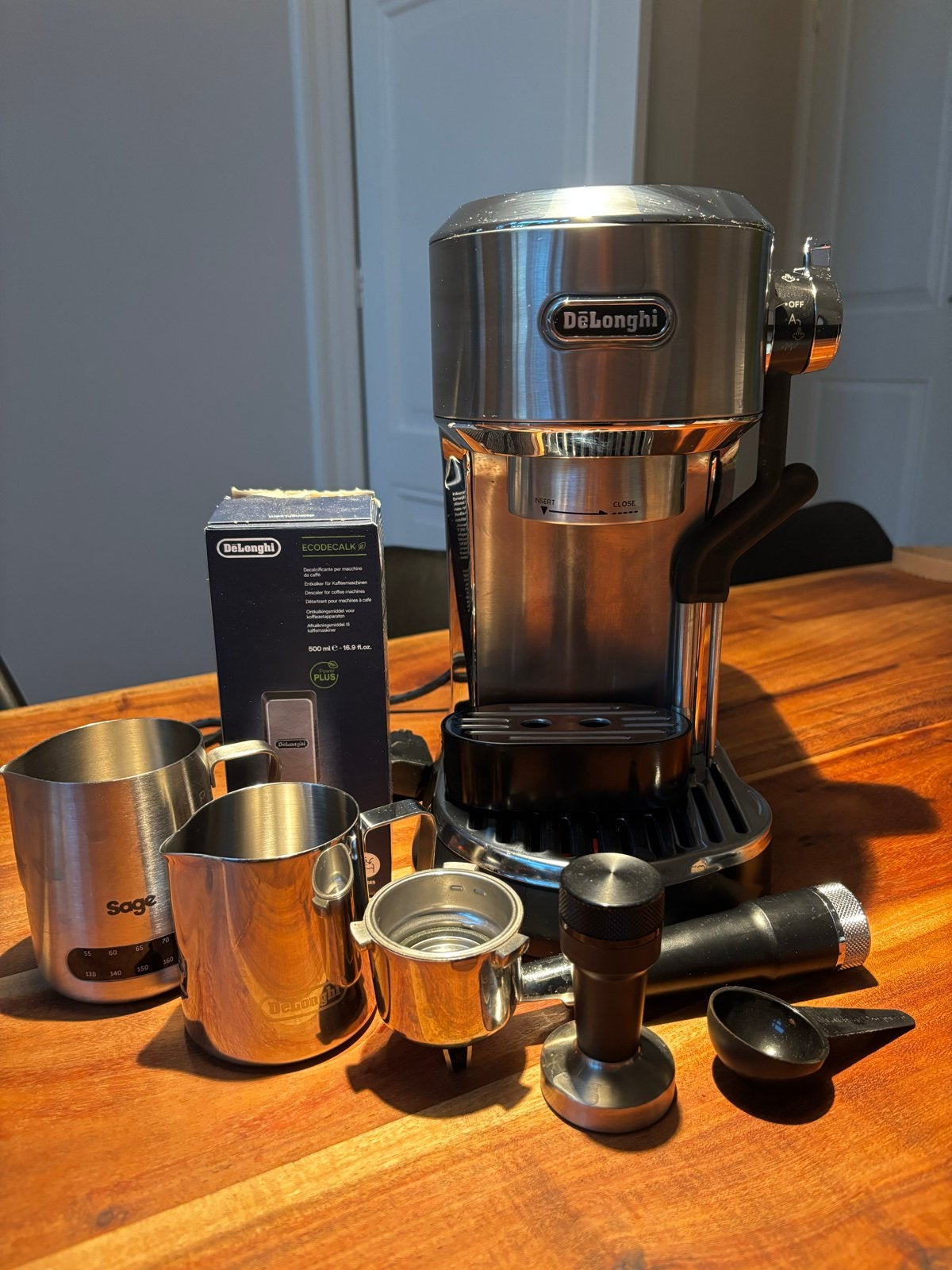 De'Longhi Dedica Maestro Plus (EC950.M) espresso machine, Afneembaar waterreservoir, Espresso apparaat, Gemalen koffie, Ophalen of Verzenden