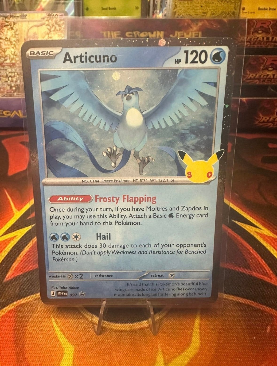 Articuno (MEP 097) MEP Black Star Promos - 30th Celebration, Verzenden, Zo goed als nieuw, Losse kaart, Foil