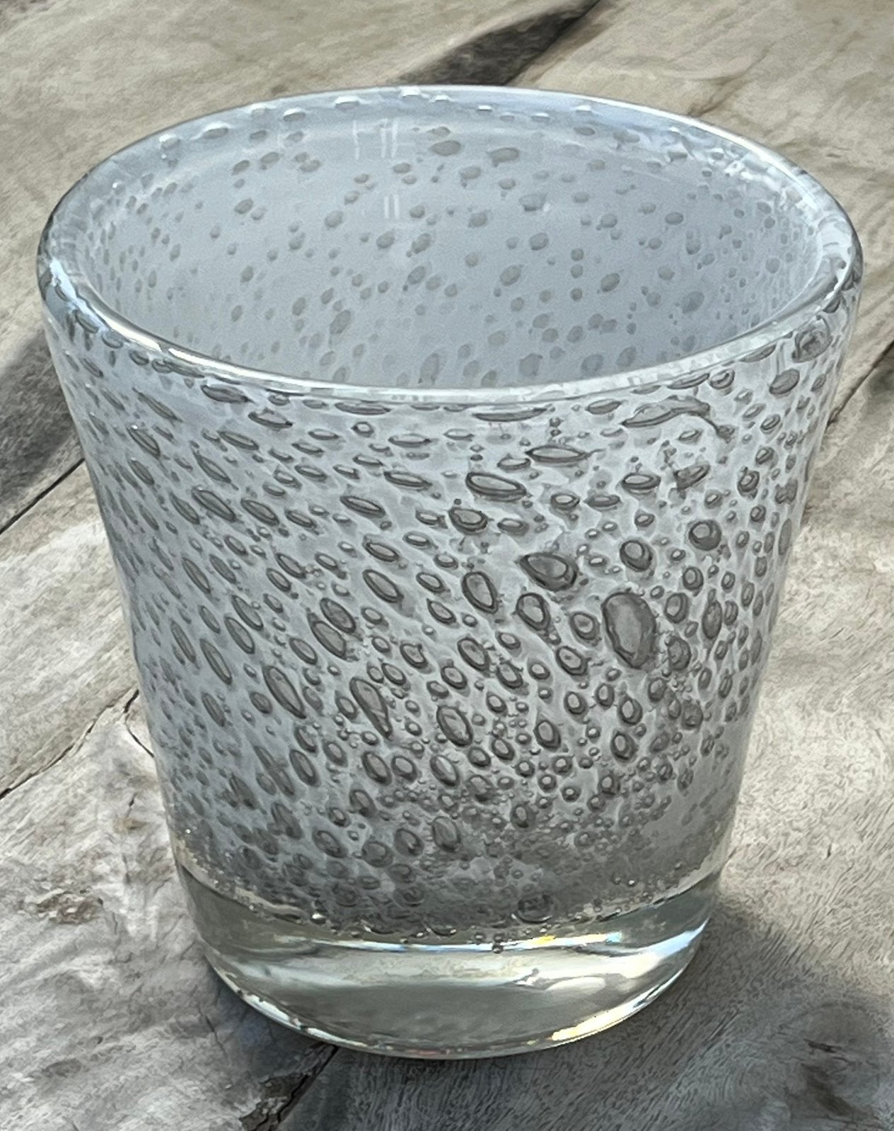 Dutz vaas Conic bubbels wit, Wit, Aardewerk of Porselein, Ophalen of Verzenden, Zo goed als nieuw