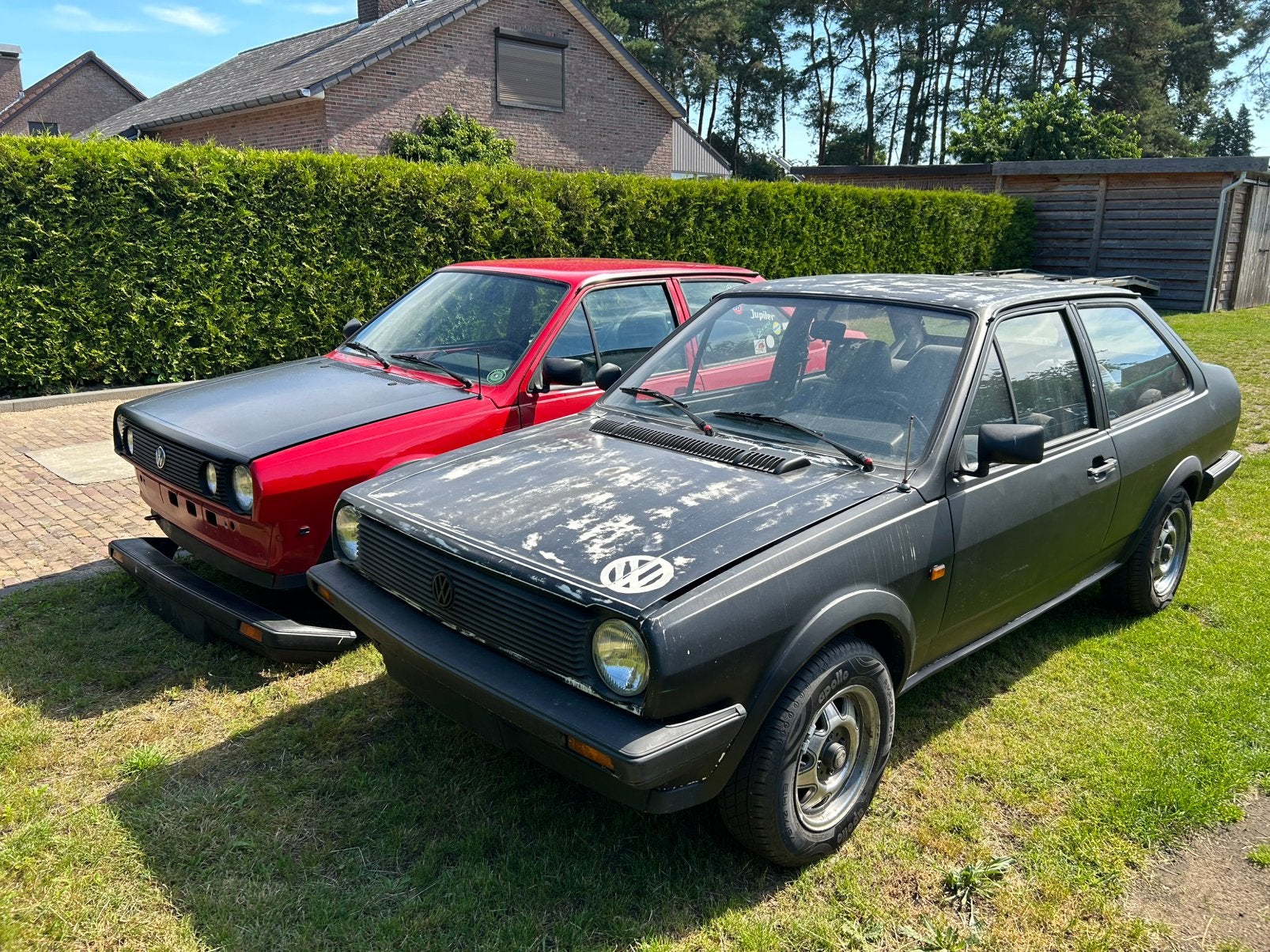 2x Volkswagen polo oldtimer MK2 te koop, Voorwielaandrijving, 4 cilinders, Handgeschakeld, Particulier